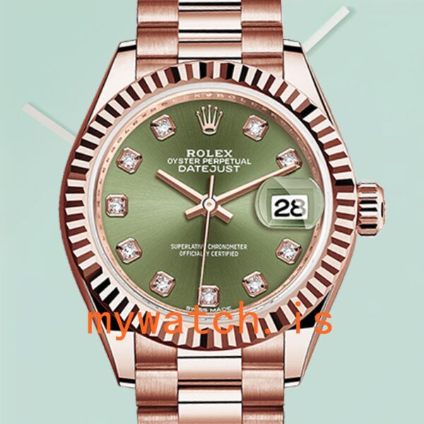 Rolex Datejust m279175-0009 Ladies 28mm Rose Gold-tone Automatic: A Timeless Elegance