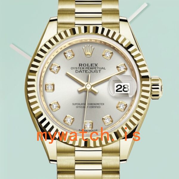 Rolex Datejust Ladies m279138rbr-0019 28mm Diamond Bezel: A Timeless Elegance