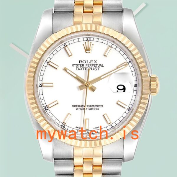 Rolex Datejust 116233 Mens 36mm White Dial: A Comprehensive Analysis